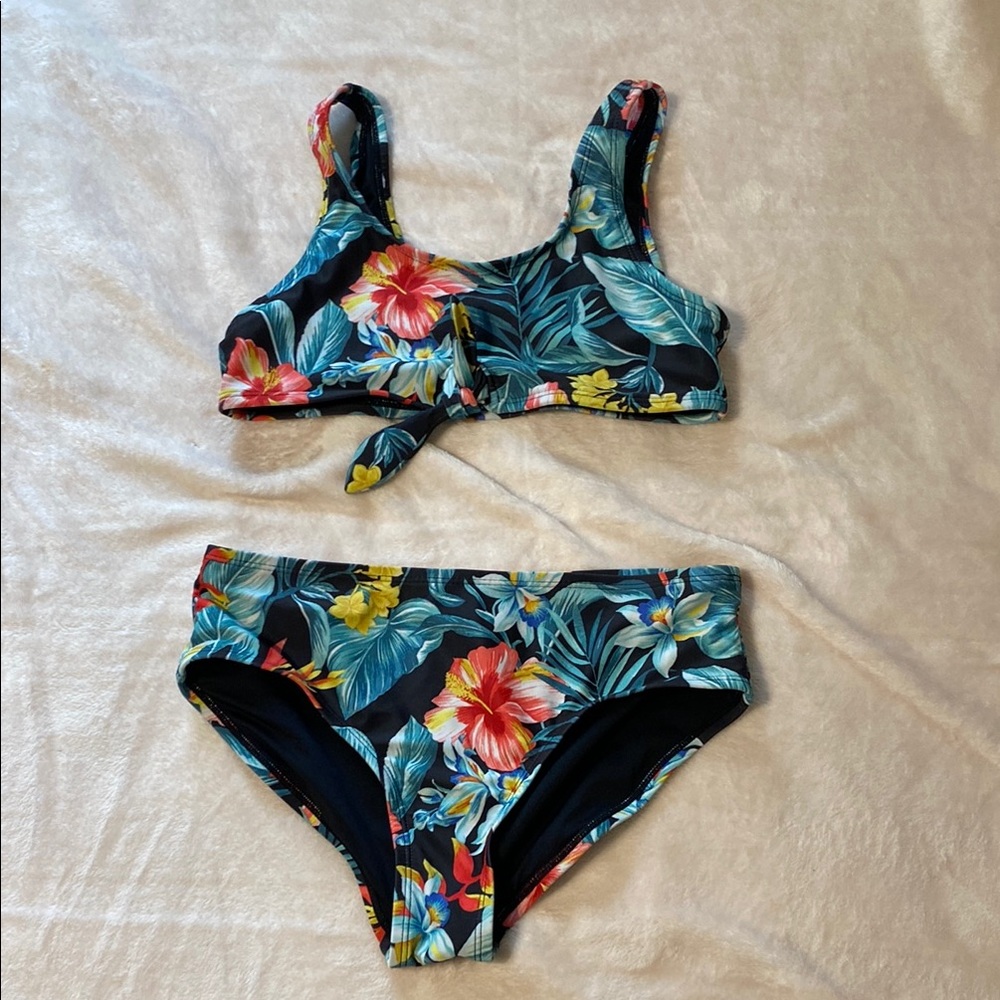 Floral Kids Swim Set